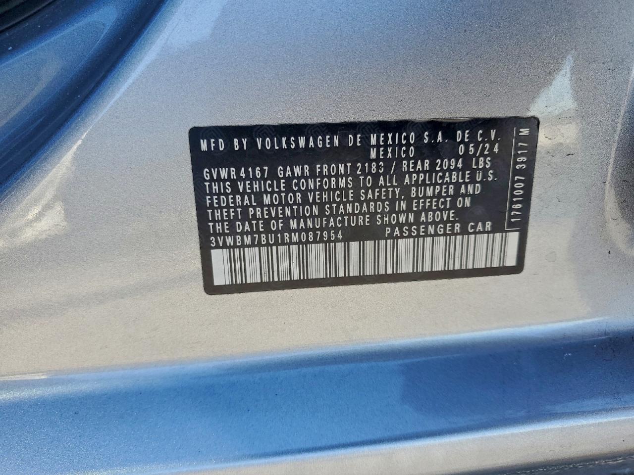 2024 VOLKSWAGEN JETTA SPORT photo 12
