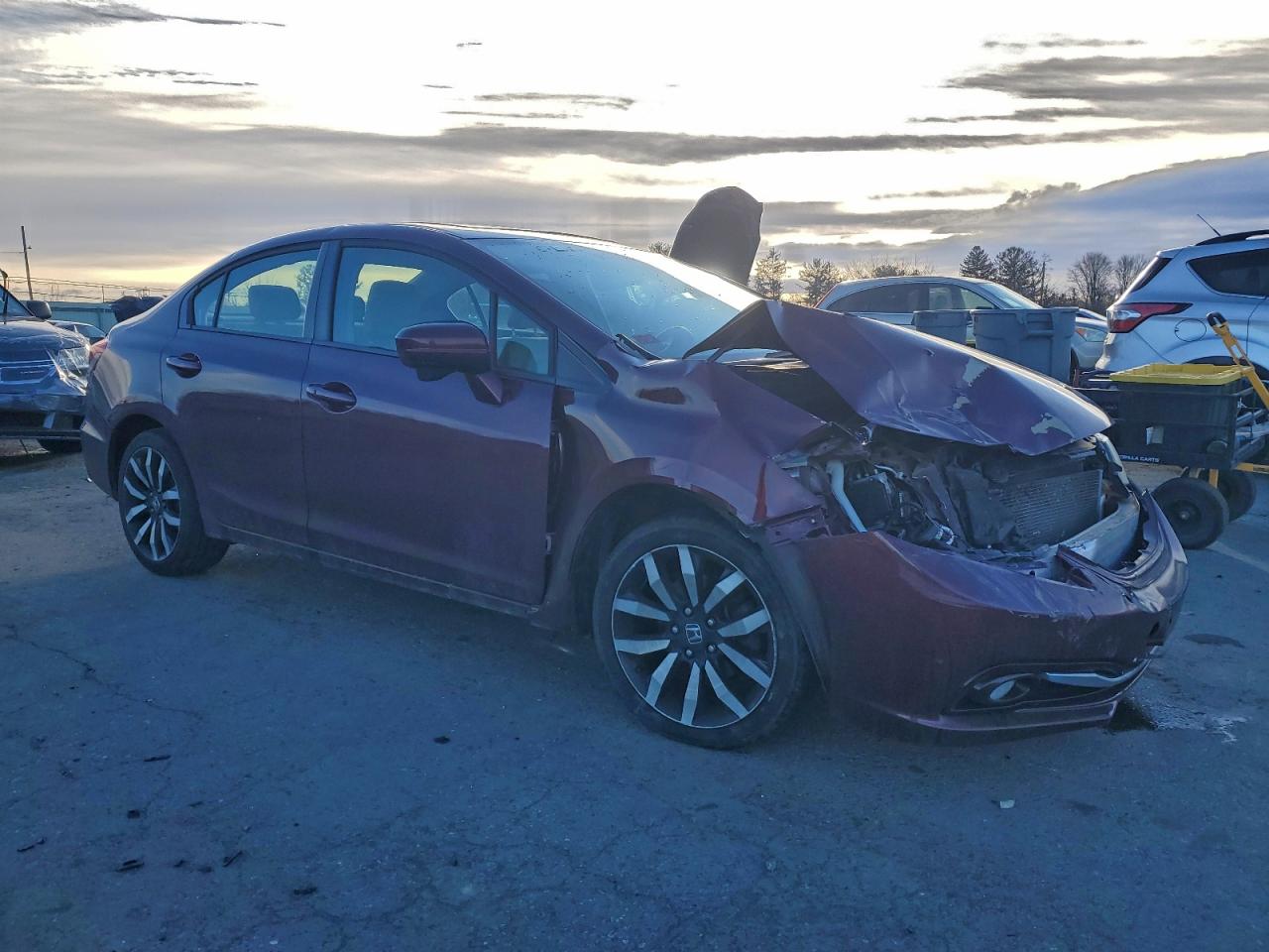 2015 HONDA CIVIC EXL photo 4