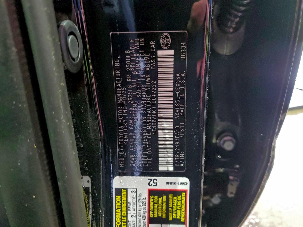 2026 TOYOTA CAMRY NIGHT SHADE photo 12