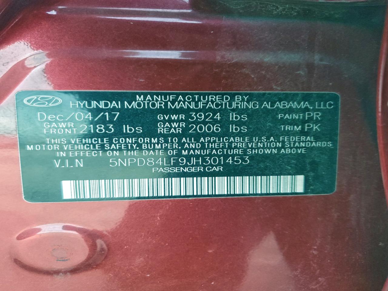 2018 HYUNDAI ELANTRA SEL photo 23