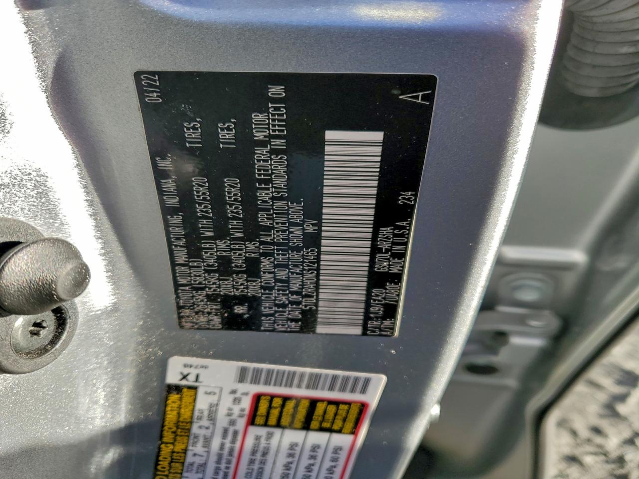 2022 TOYOTA HIGHLANDER XSE photo 13