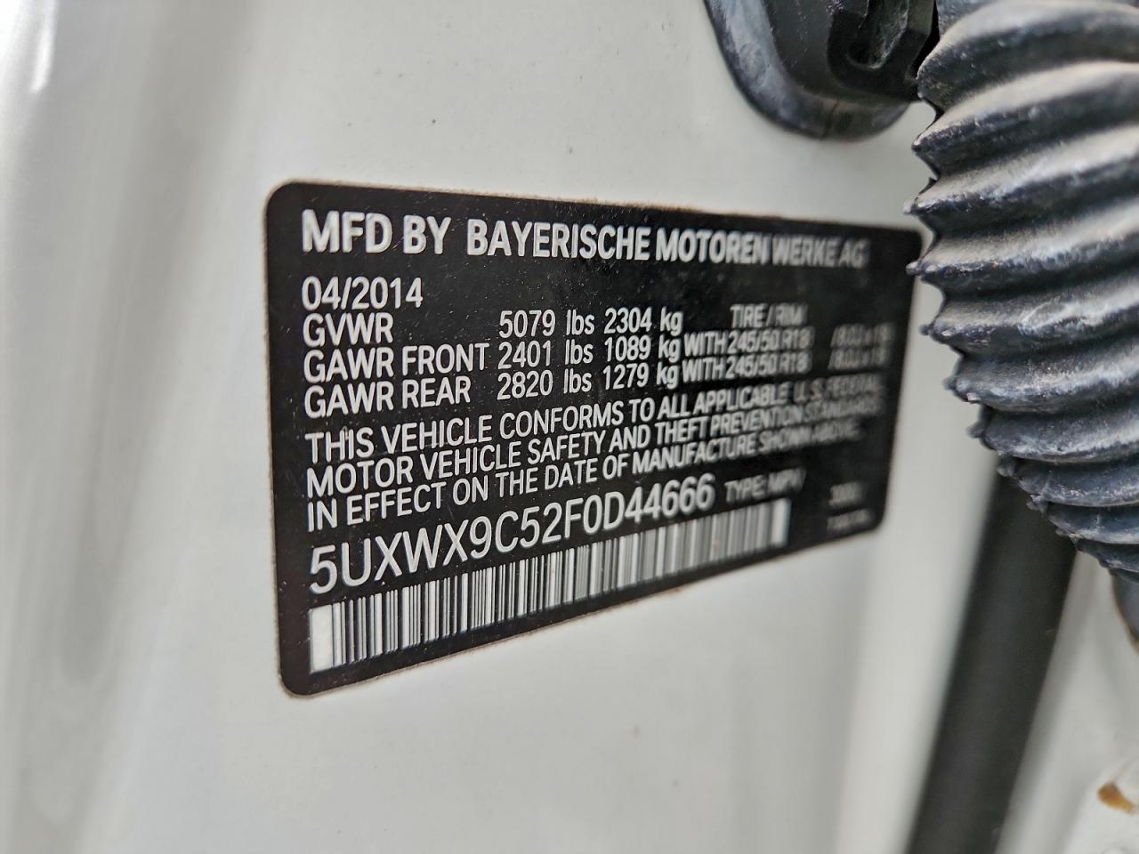 2015 BMW X3 XDRIVE28I photo 13