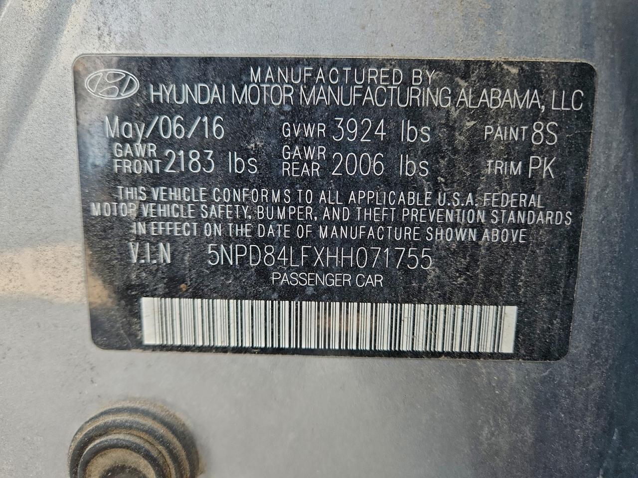 2017 HYUNDAI ELANTRA SE photo 23