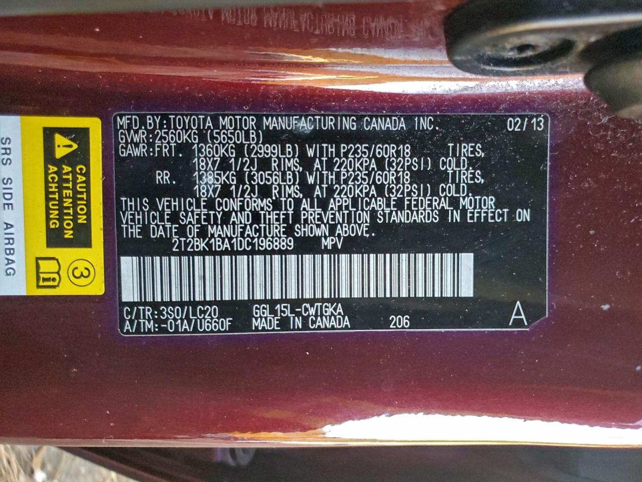 2013 LEXUS RX 350 BASE photo 12