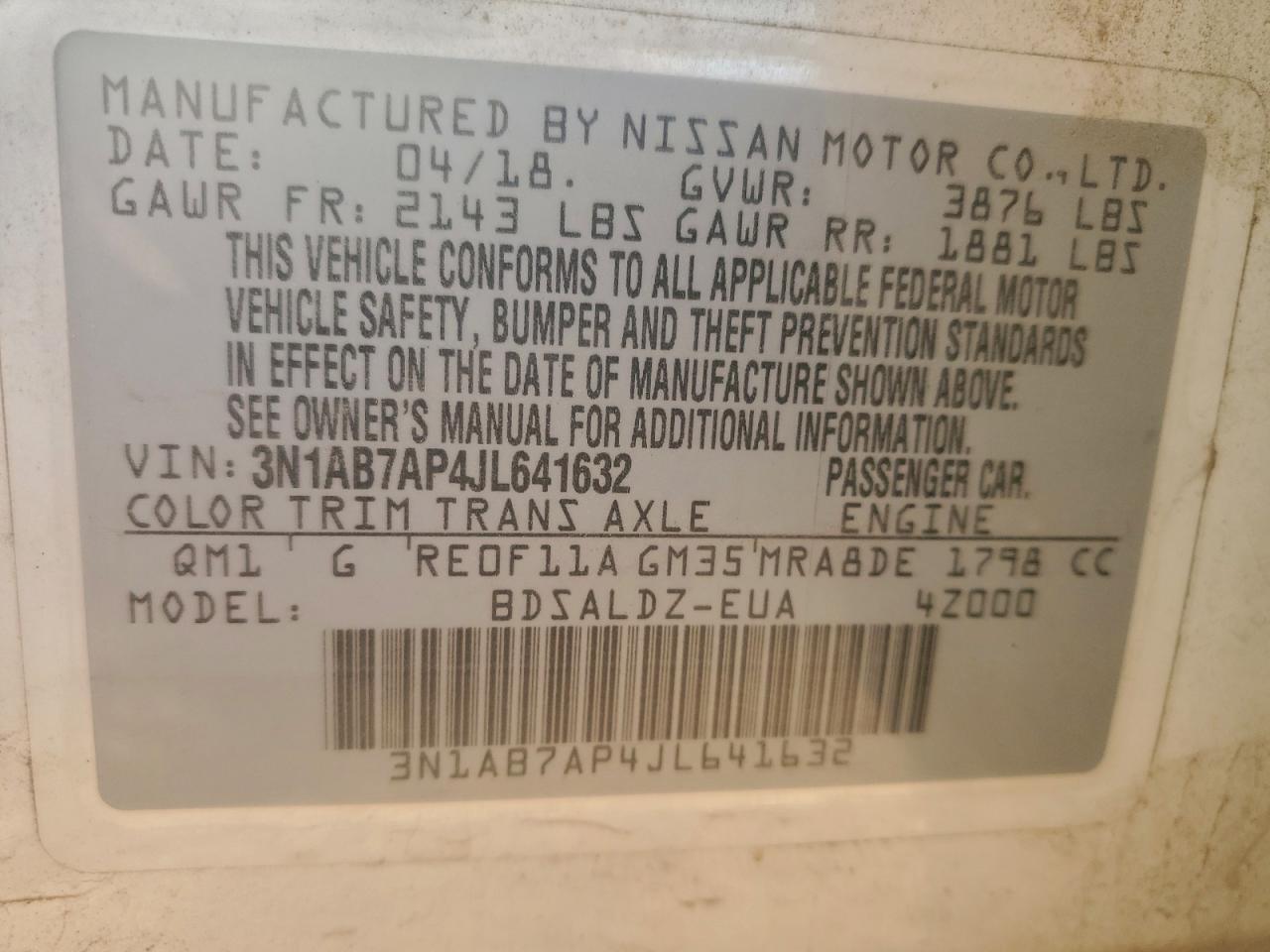 2018 NISSAN SENTRA photo 25