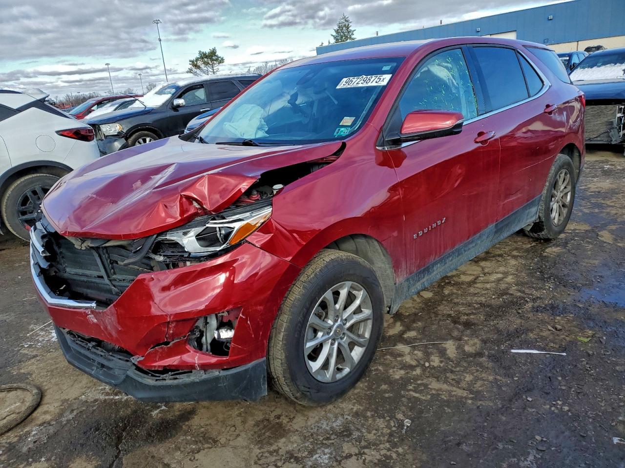 2019 CHEVROLET EQUINOX LT — FRONT END damage — photo 1