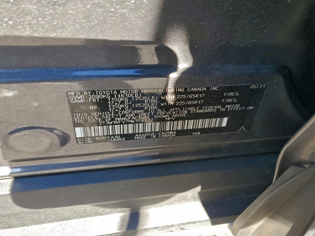 2021 TOYOTA RAV4 XLE photo 13