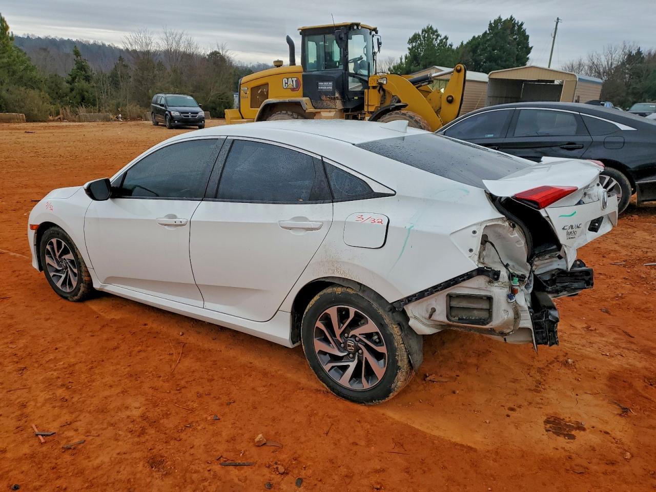 2017 HONDA CIVIC EX photo 2