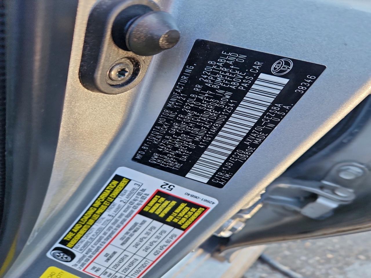 2022 TOYOTA CAMRY SE photo 13