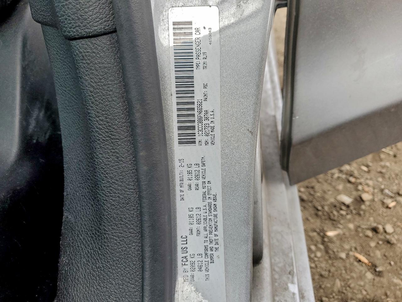 2015 CHRYSLER 200 S photo 12
