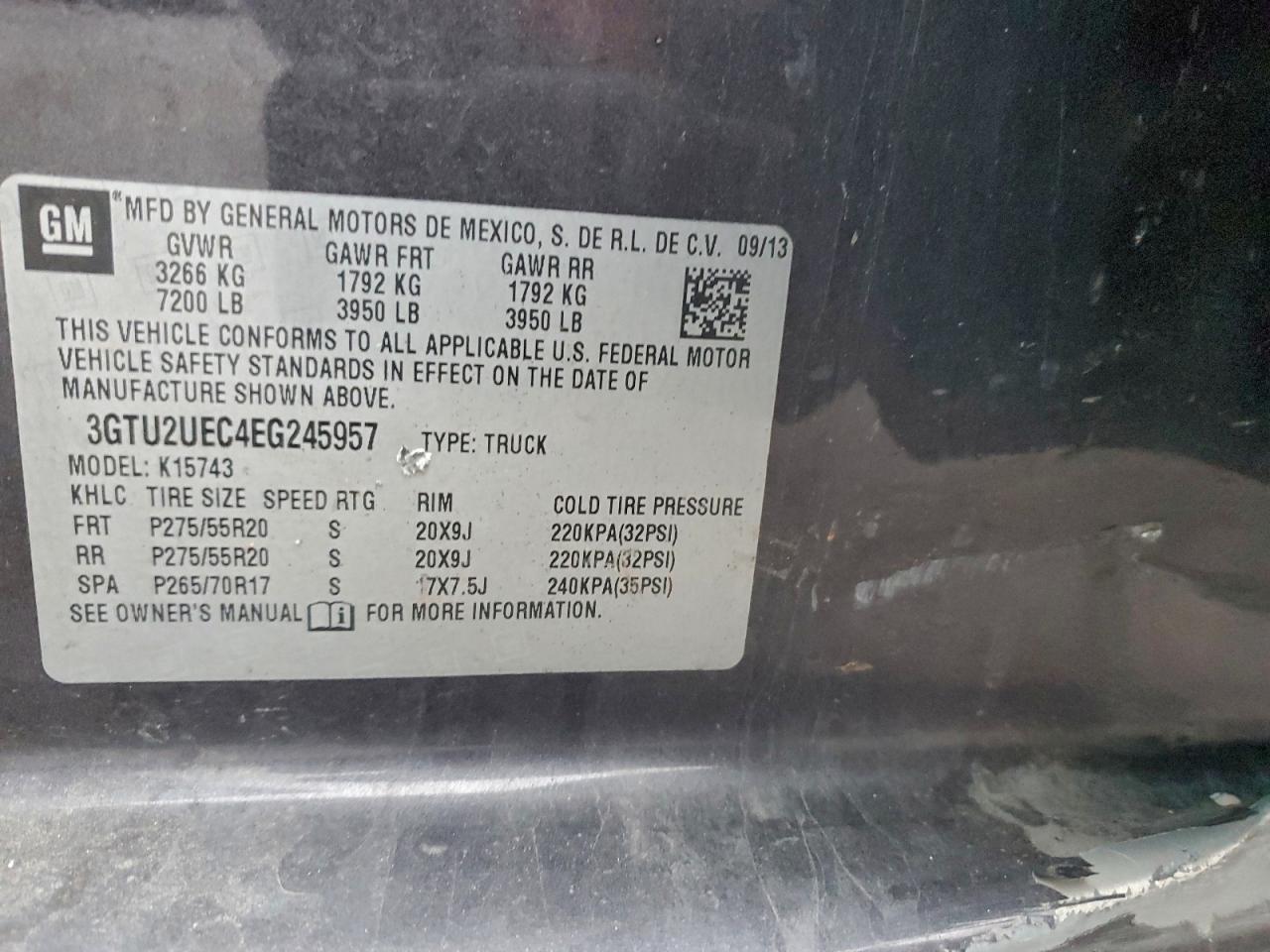 2014 GMC SIERRA K1500 SLE photo 12