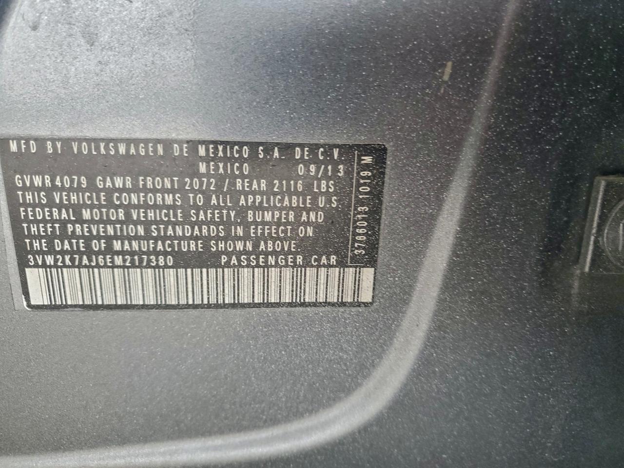 2014 VOLKSWAGEN JETTA BASE photo 12