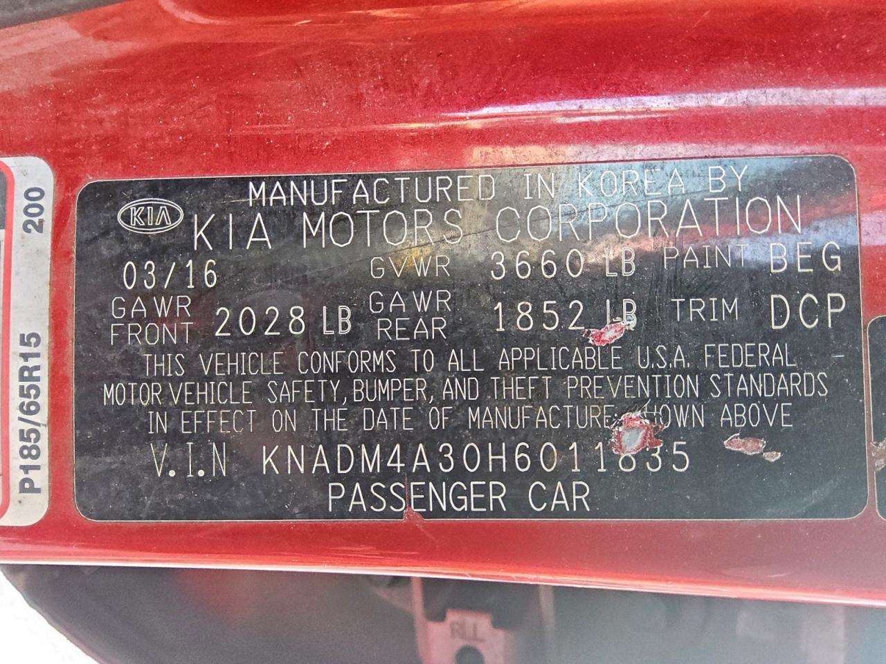 2017 KIA RIO LX photo 25