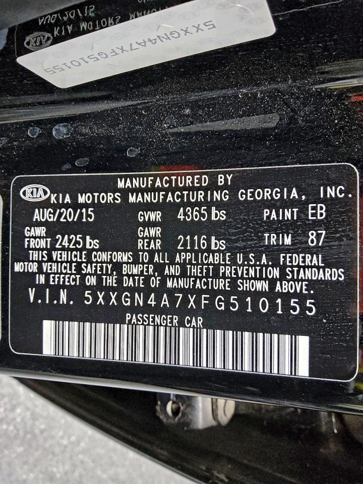 2015 KIA OPTIMA EX photo 6