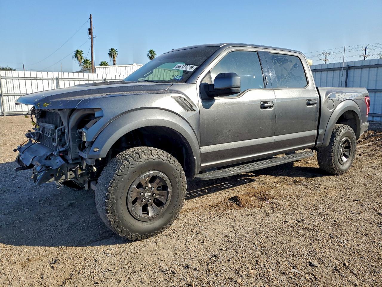 2018 FORD F150 RAPTOR — FRONT END damage — photo 1
