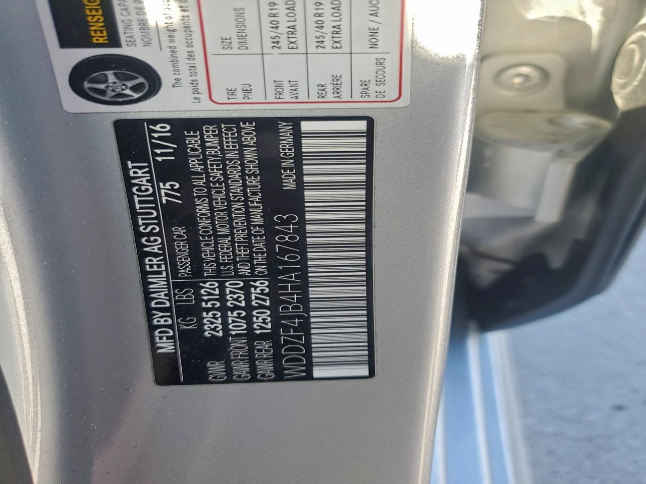 2017 MERCEDES-BENZ E 300 photo 13