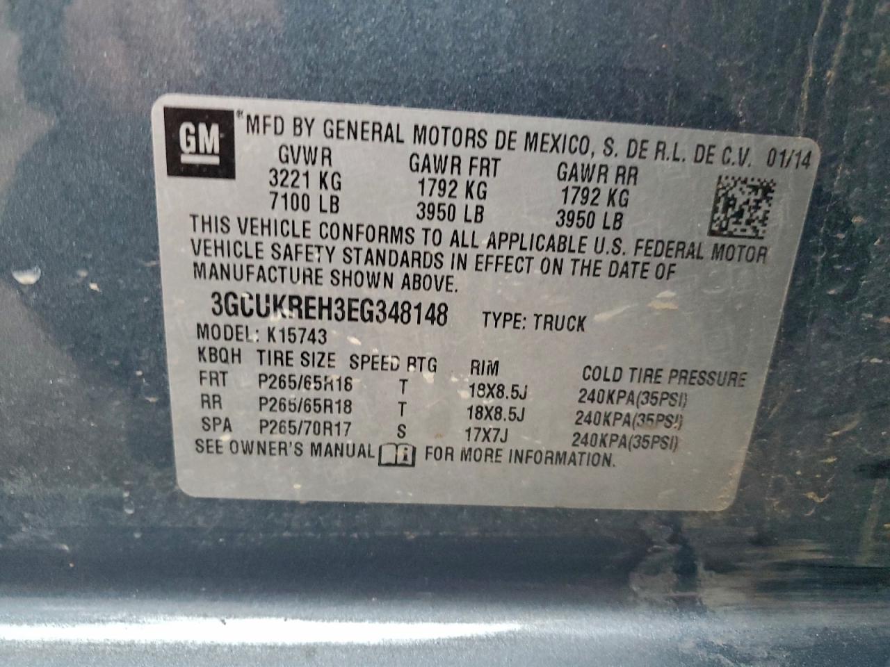 2014 CHEVROLET SILVERADO K1500 LT photo 23