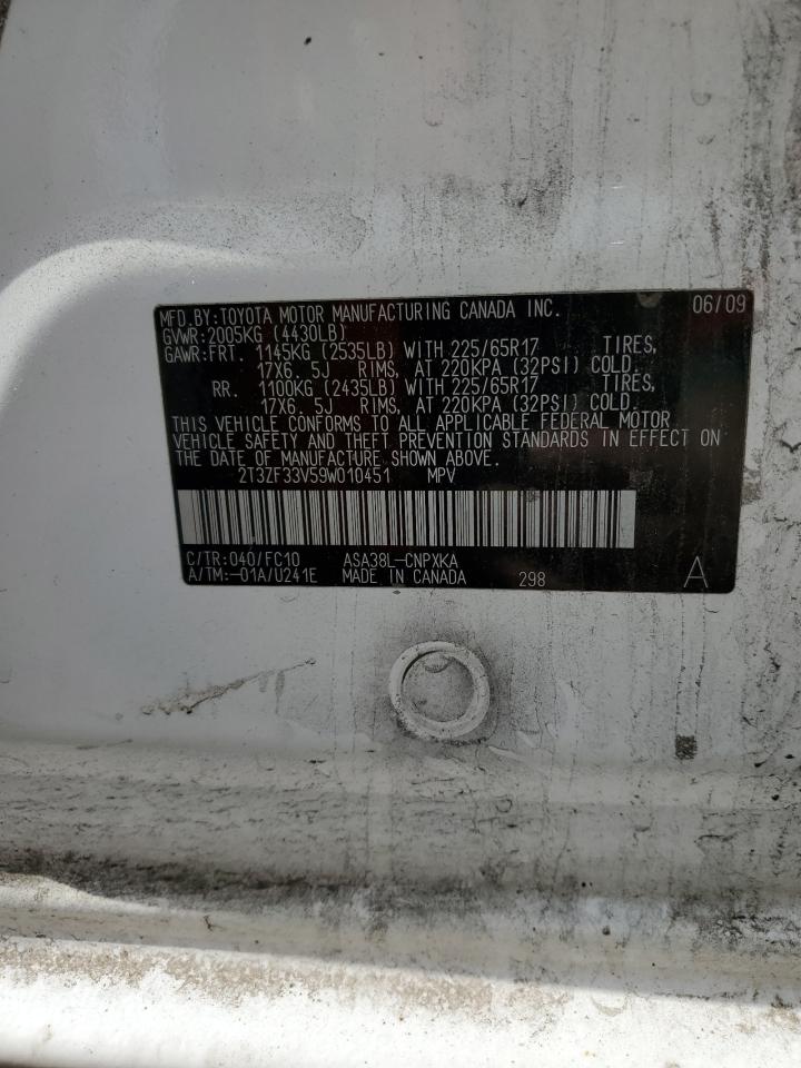 2009 TOYOTA RAV4 photo 12