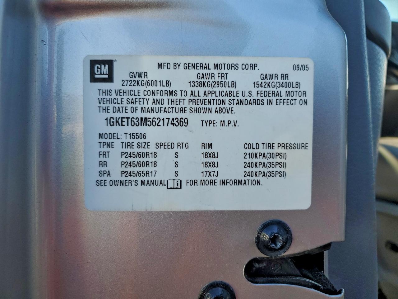 2006 GMC ENVOY DENALI photo 13