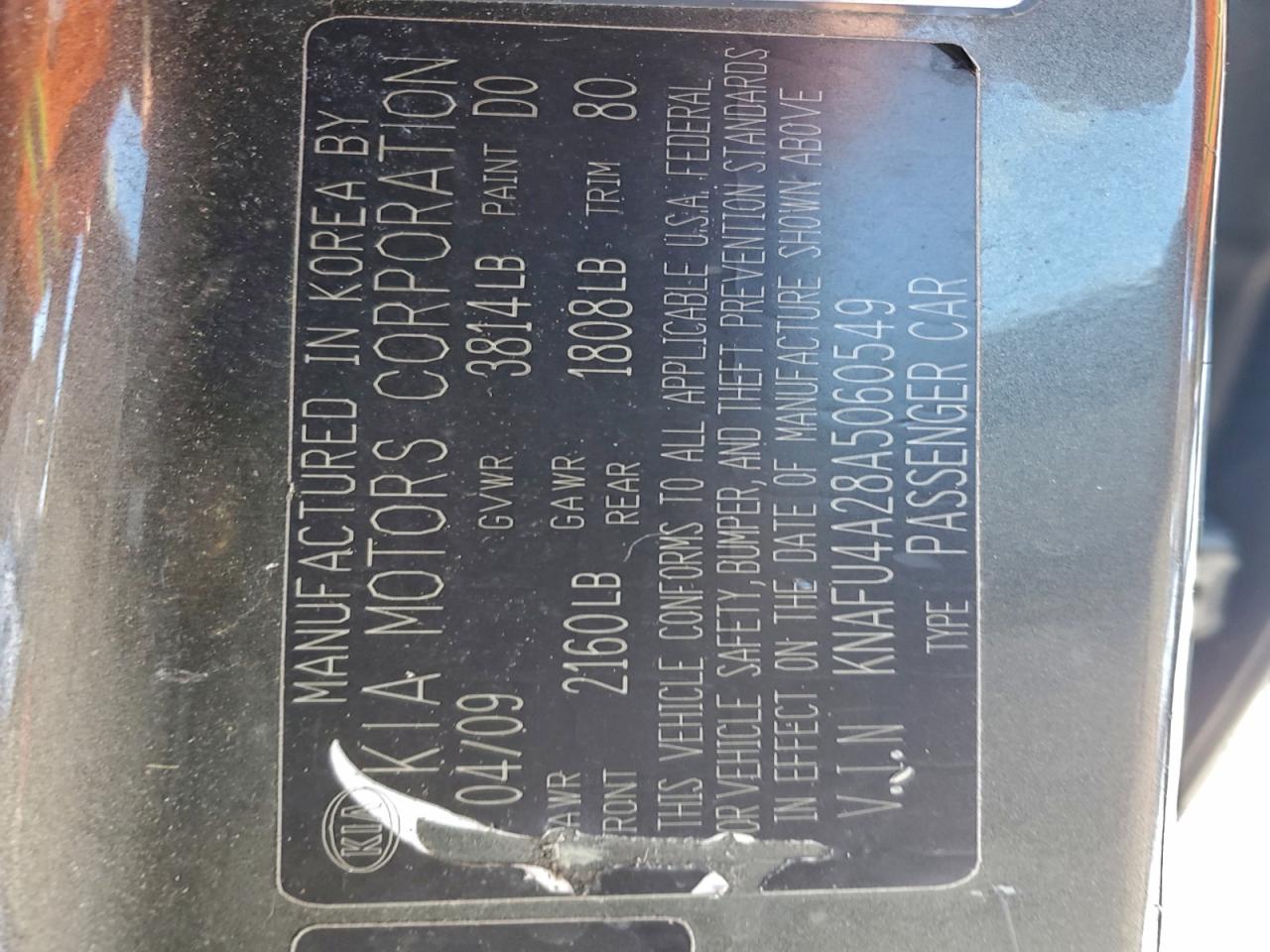 2010 KIA FORTE EX photo 12