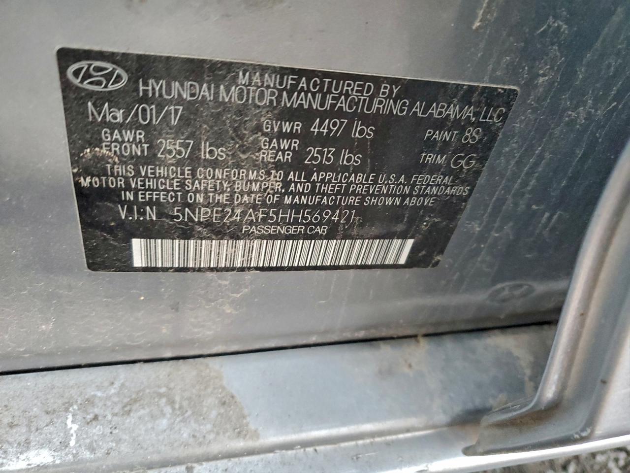 2017 HYUNDAI SONATA SE photo 12