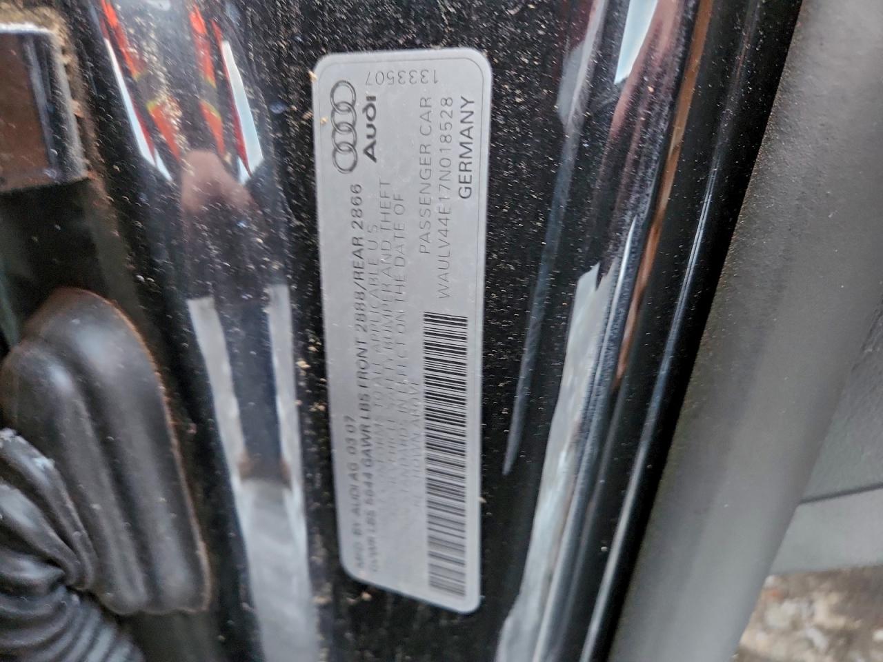 2007 AUDI A8 4.2 QUATTRO photo 12
