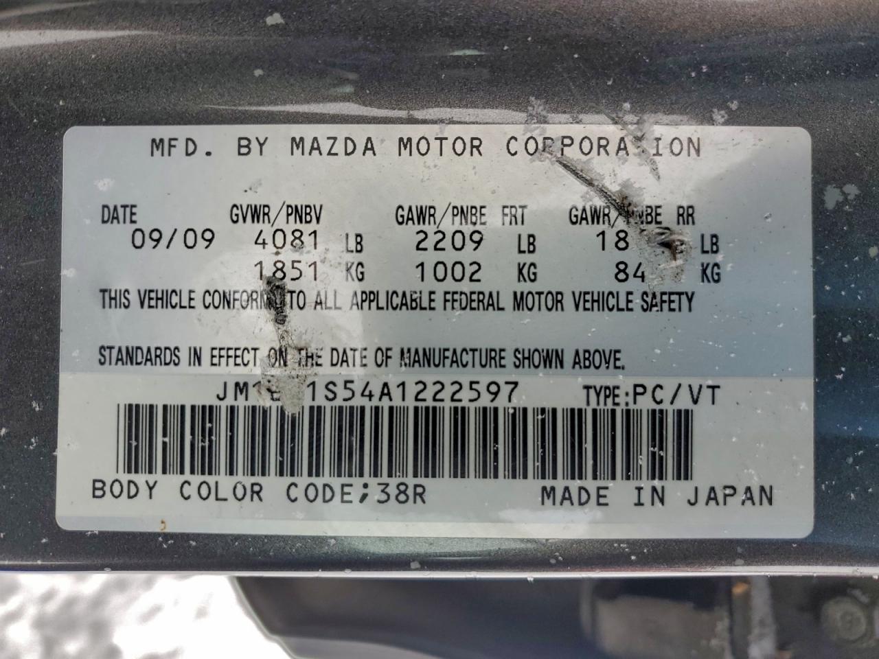 2010 MAZDA 3 S photo 12
