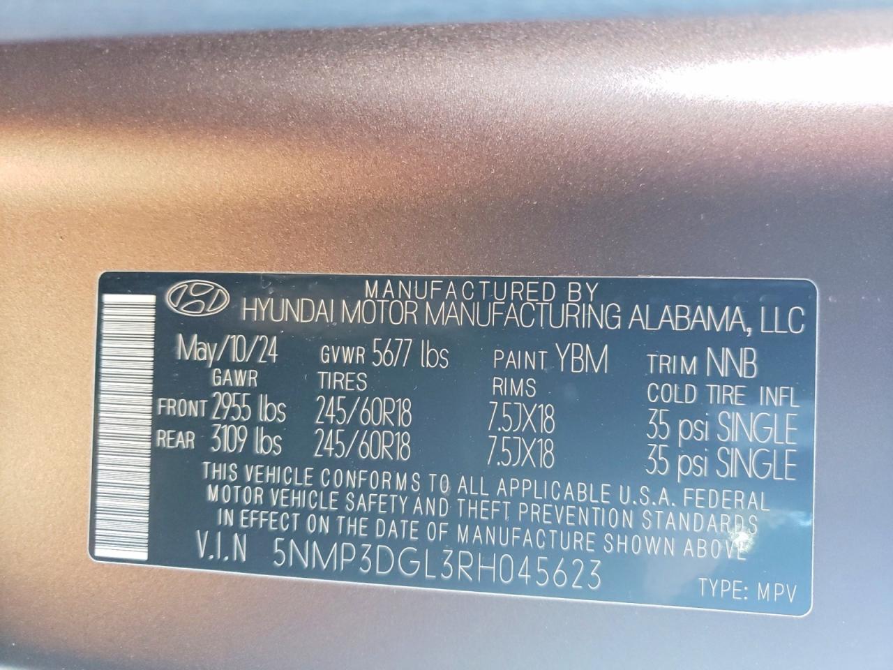 2024 HYUNDAI SANTA FE XRT photo 14