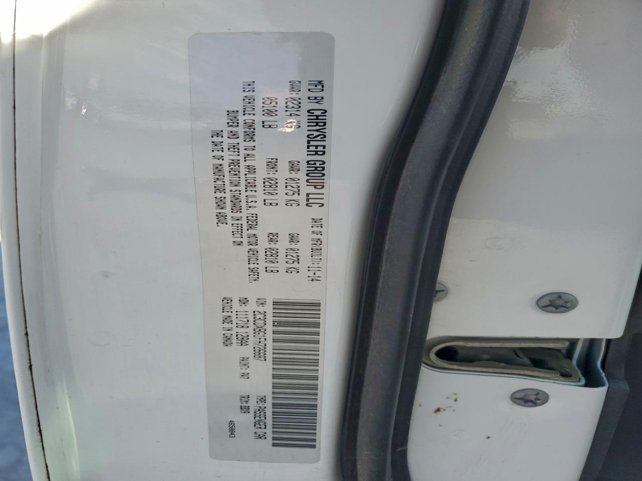2015 DODGE CHARGER SE photo 23