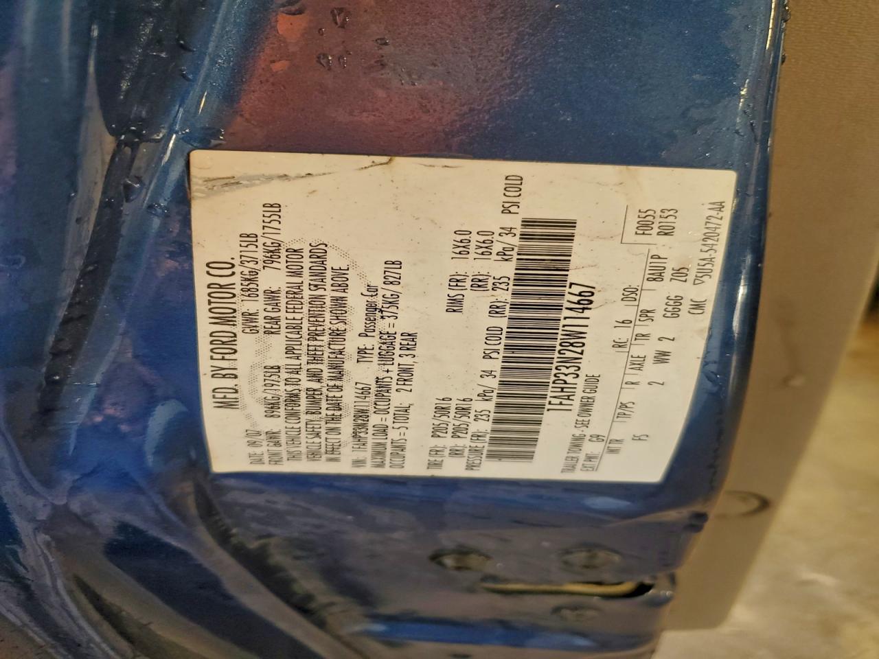 2008 FORD FOCUS SE photo 12