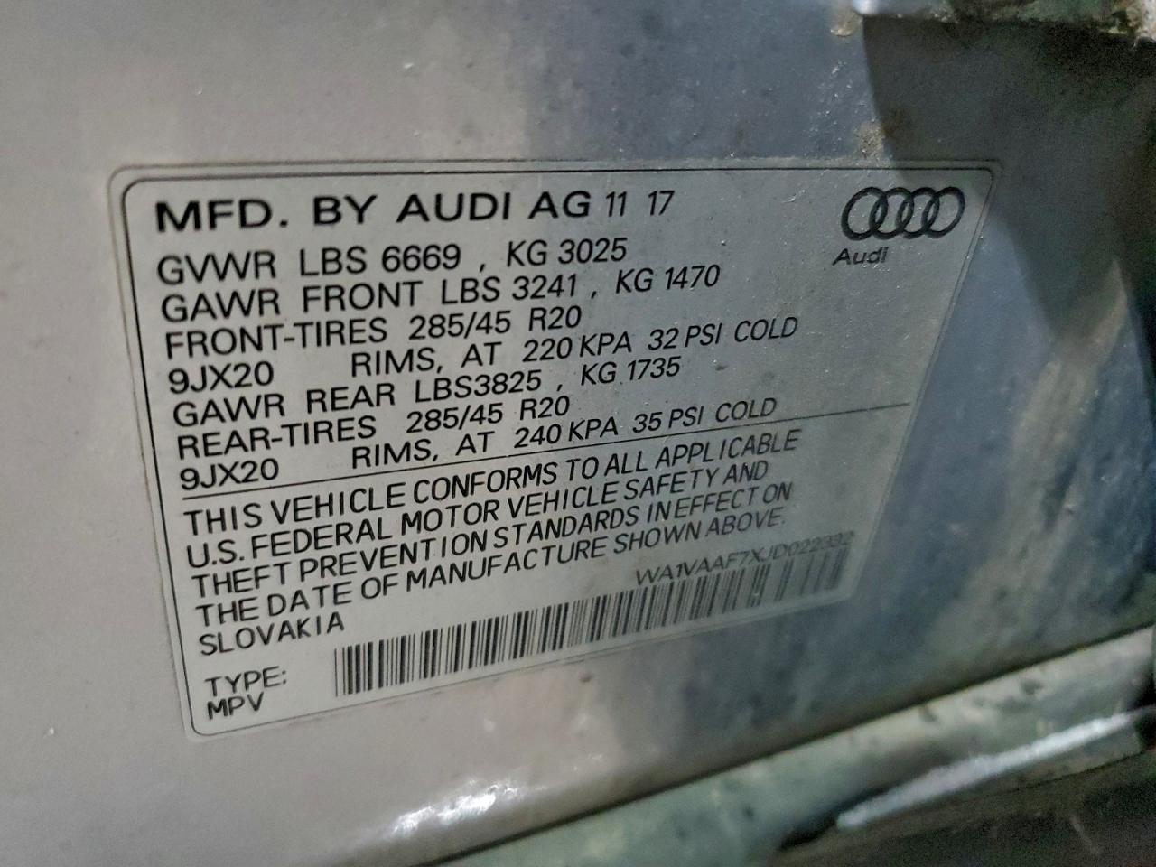 2018 AUDI Q7 PRESTIGE photo 13