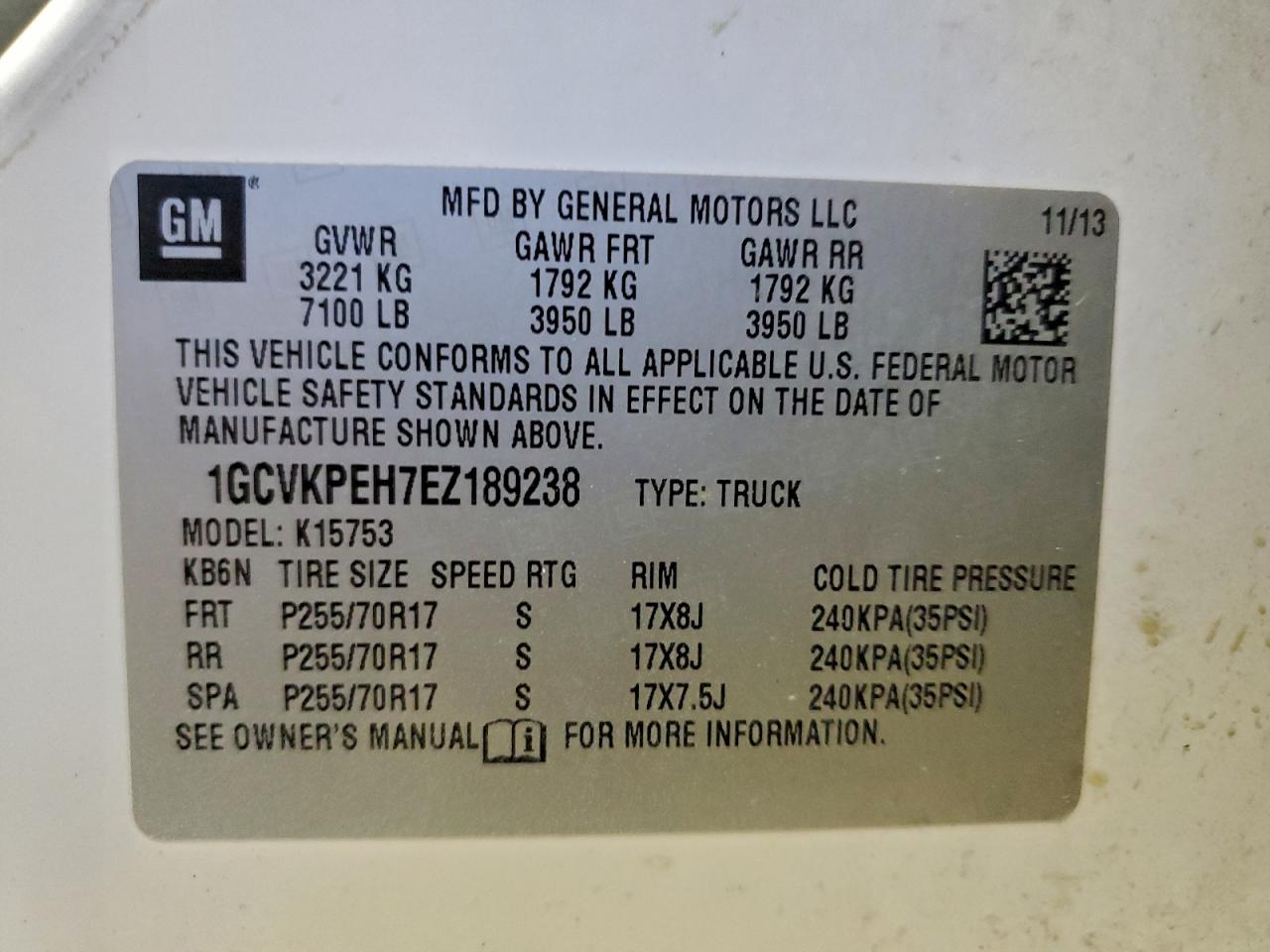 2014 CHEVROLET SILVERADO K1500 photo 12