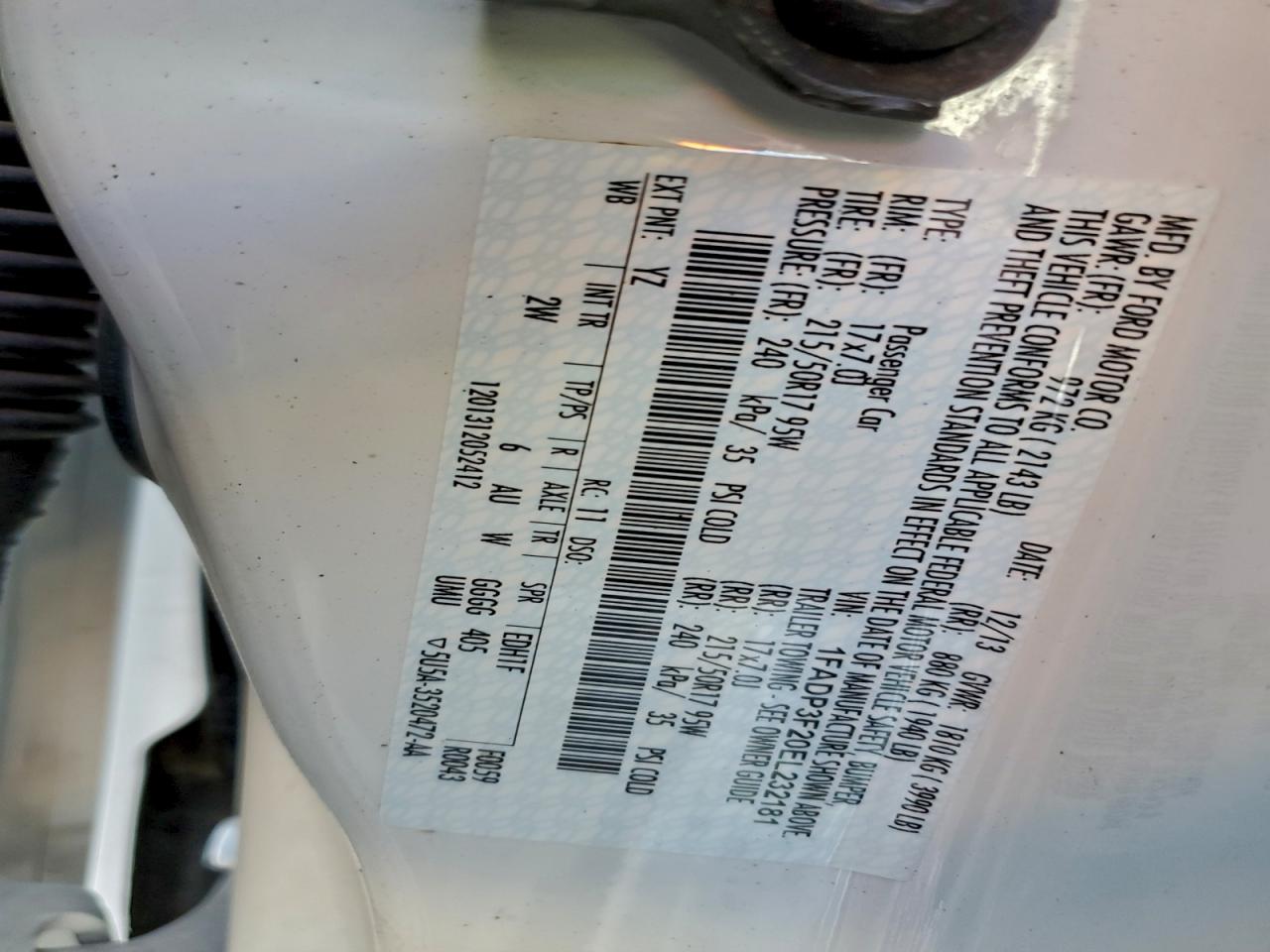 2014 FORD FOCUS SE photo 25