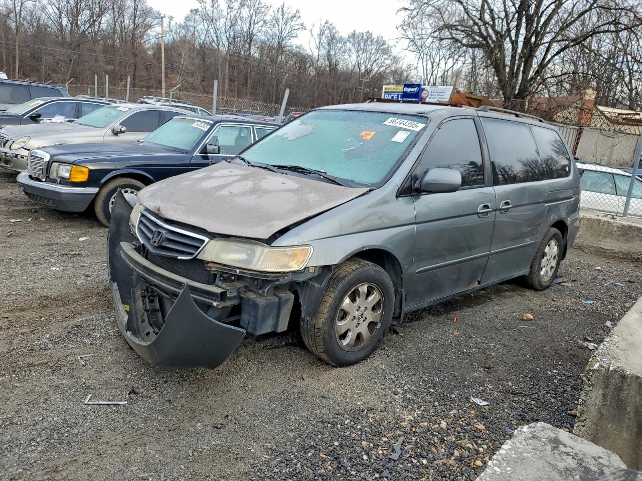 2002 HONDA ODYSSEY EXL — FRONT END damage — photo 1