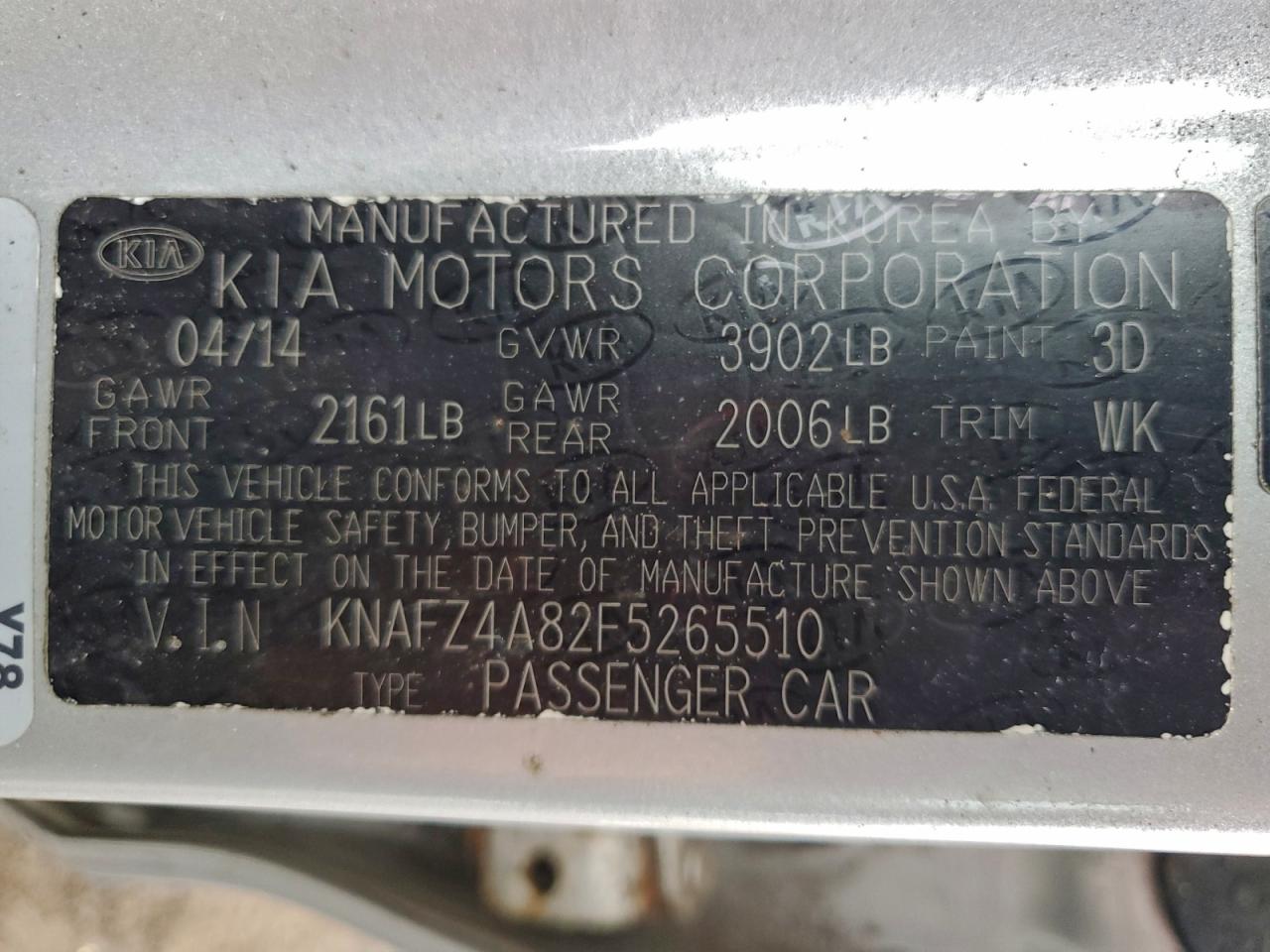 2015 KIA FORTE EX photo 13