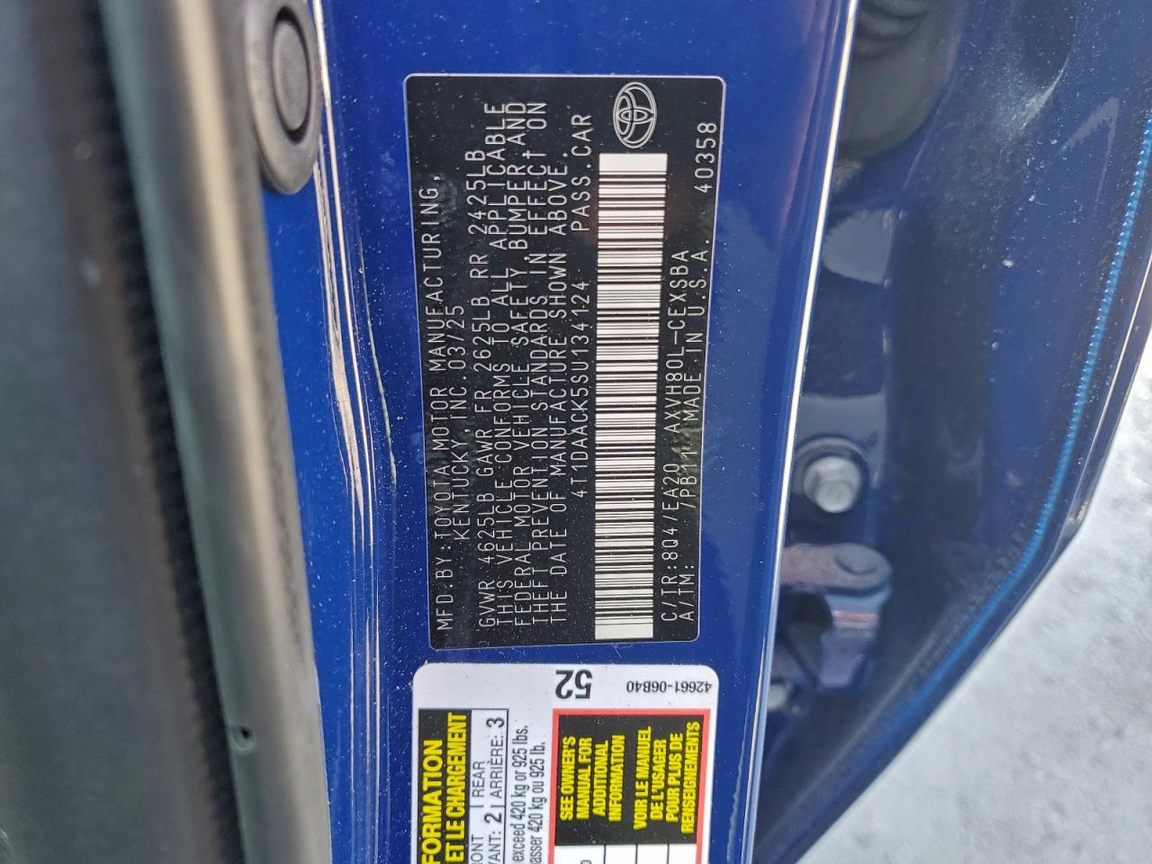 2025 TOYOTA CAMRY XSE photo 12