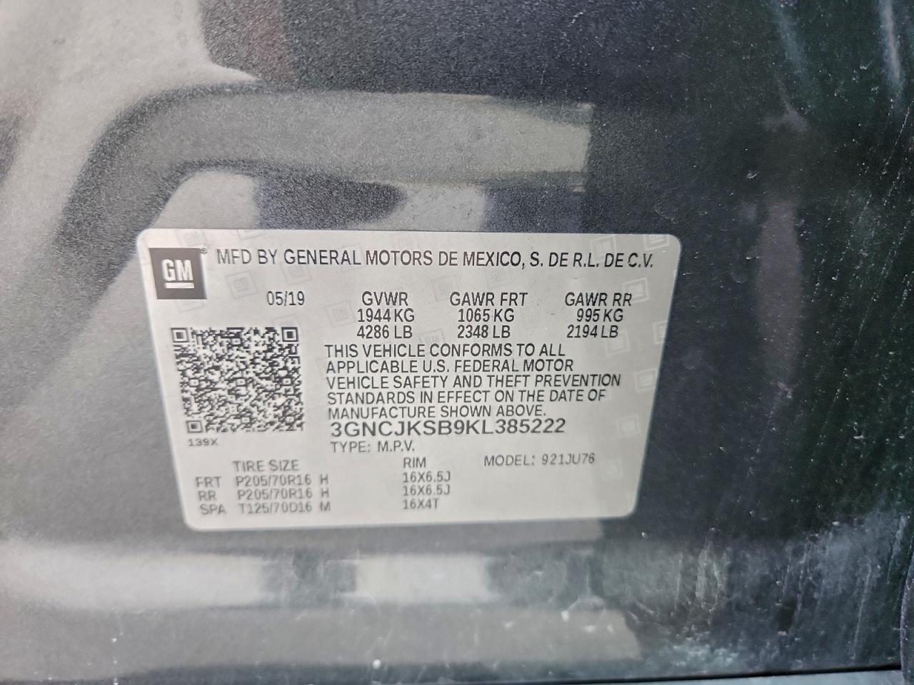 2019 CHEVROLET TRAX LS photo 13