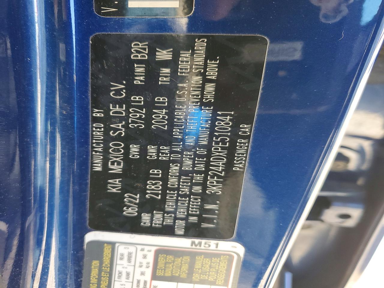 2023 KIA FORTE LX photo 13