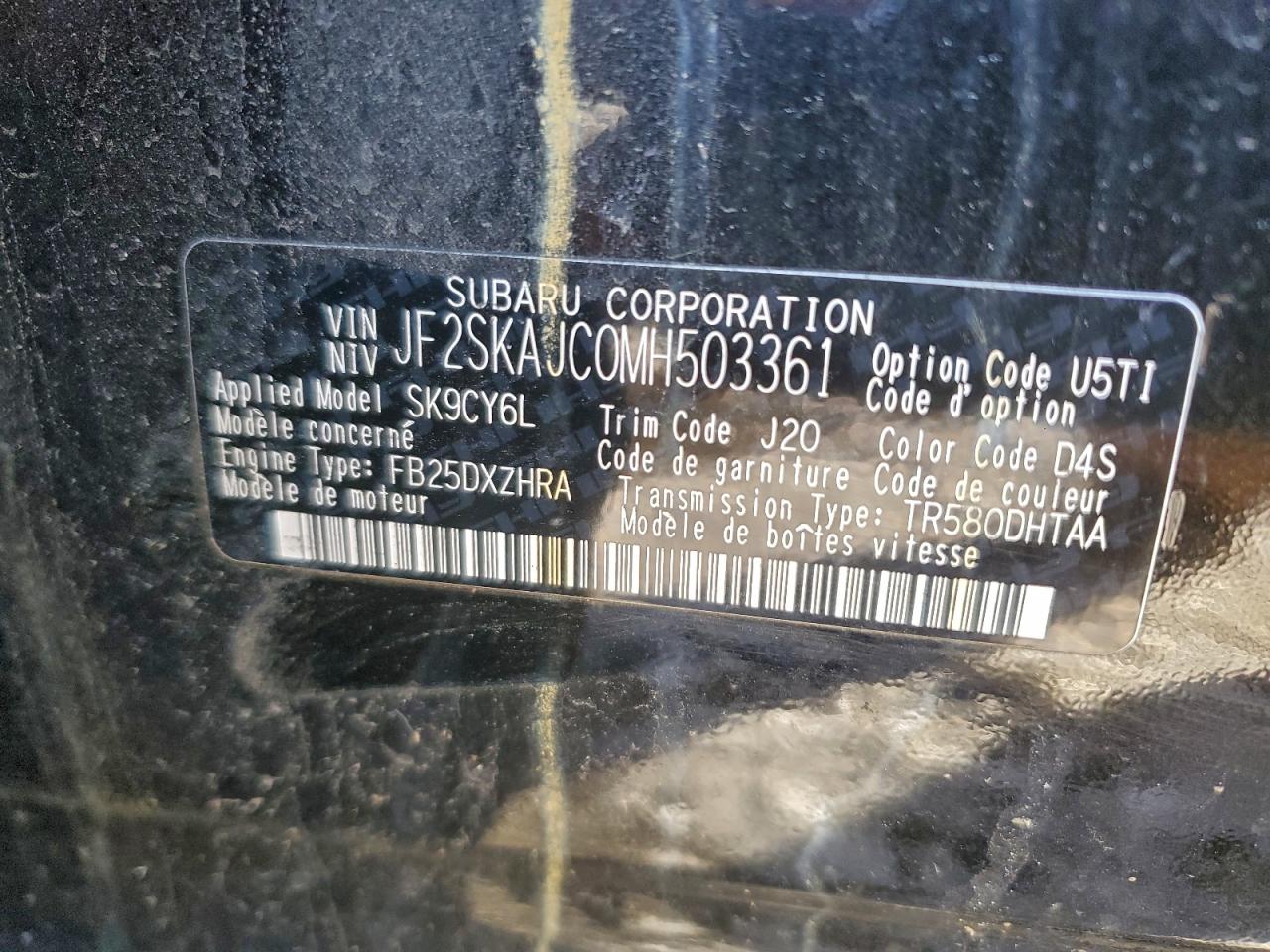 2021 SUBARU FORESTER PREMIUM photo 13