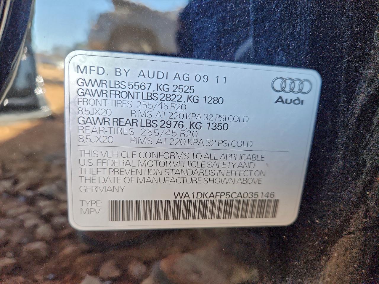 2012 AUDI Q5 PREMIUM PLUS photo 14
