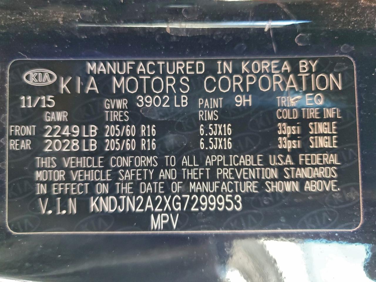 2016 KIA SOUL photo 12