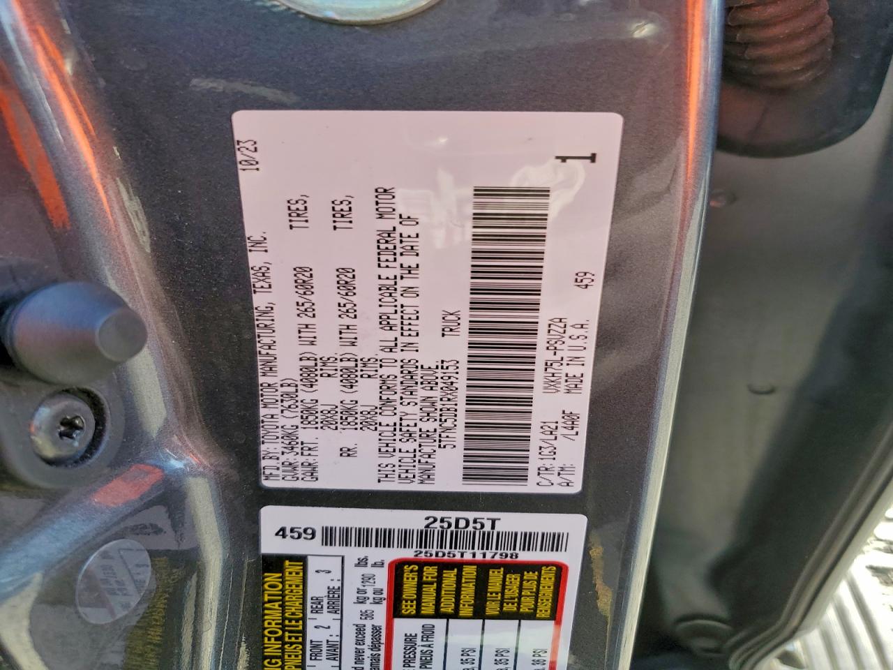 2024 TOYOTA TUNDRA CREWMAX PLATINUM photo 13