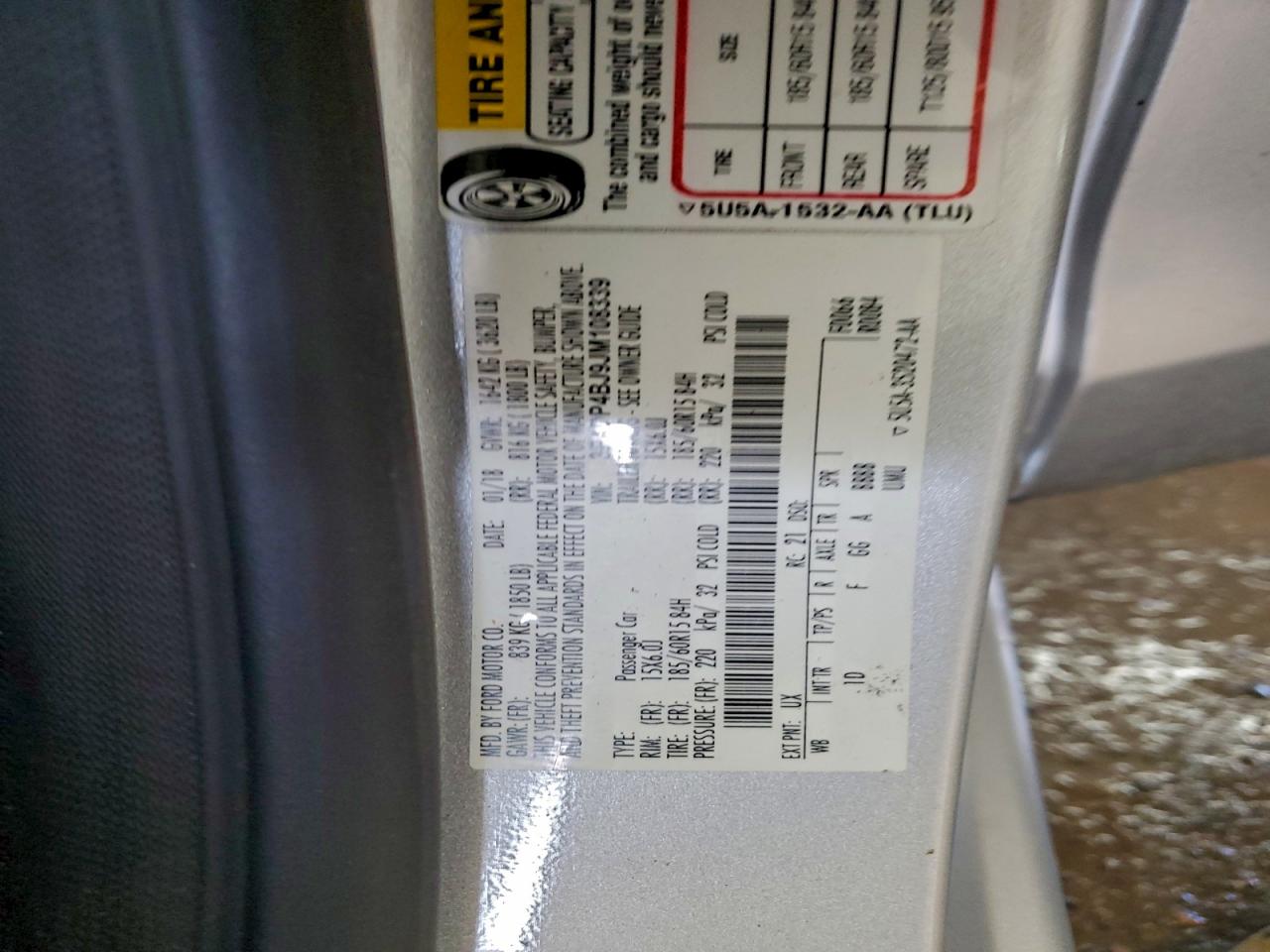 2018 FORD FIESTA SE photo 13