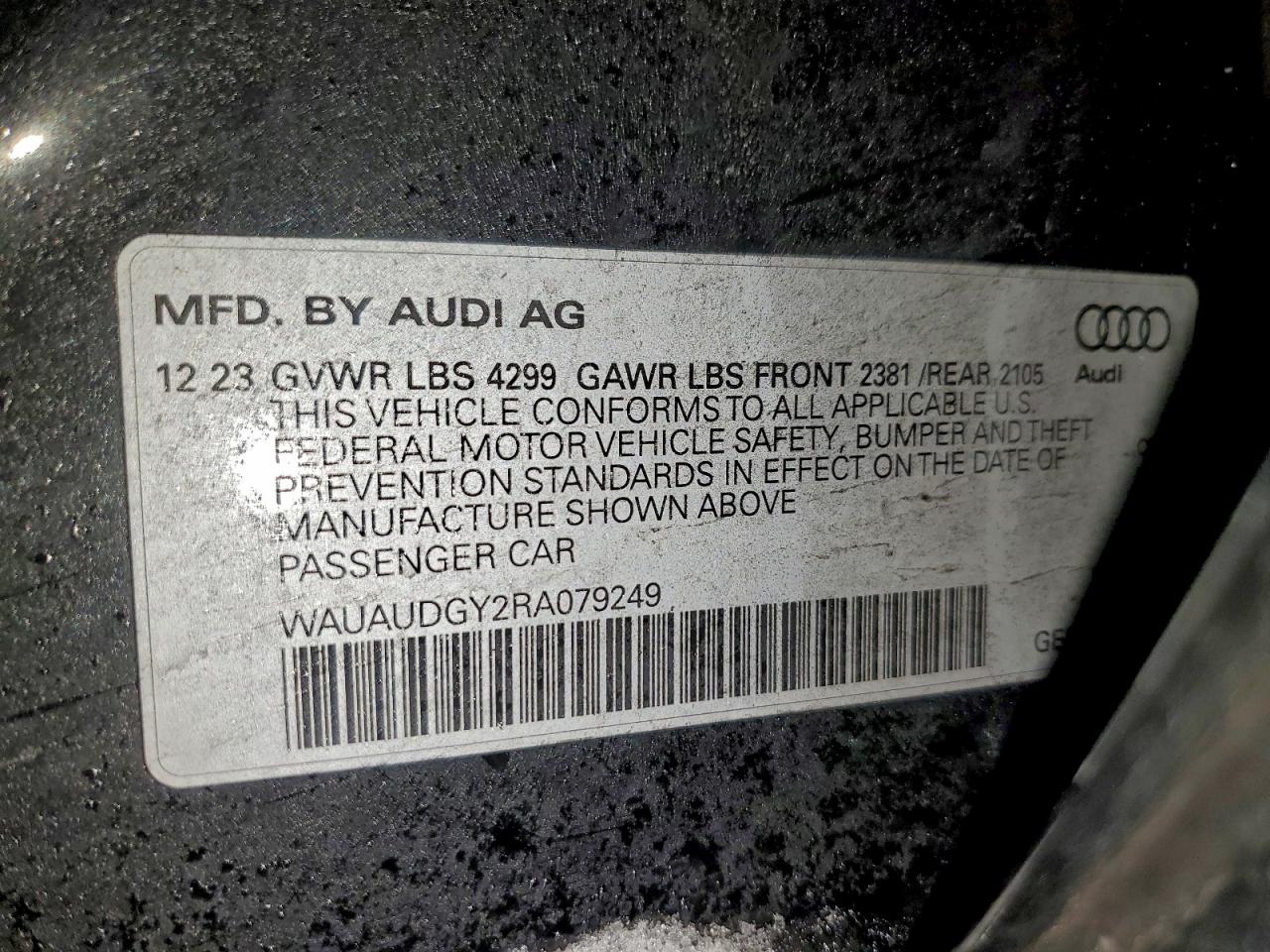 2024 AUDI A3 PREMIUM photo 12