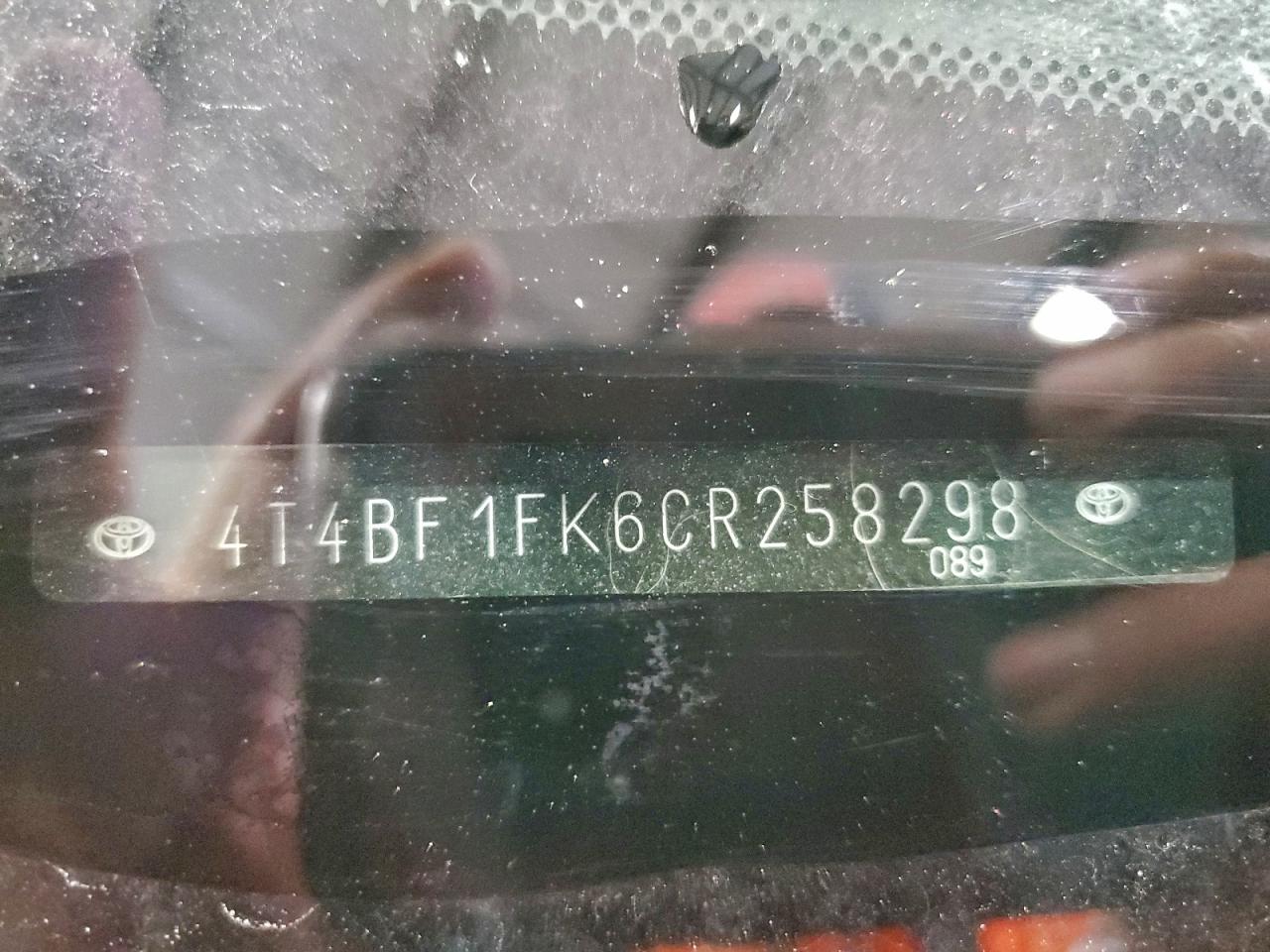 2012 TOYOTA CAMRY BASE photo 12