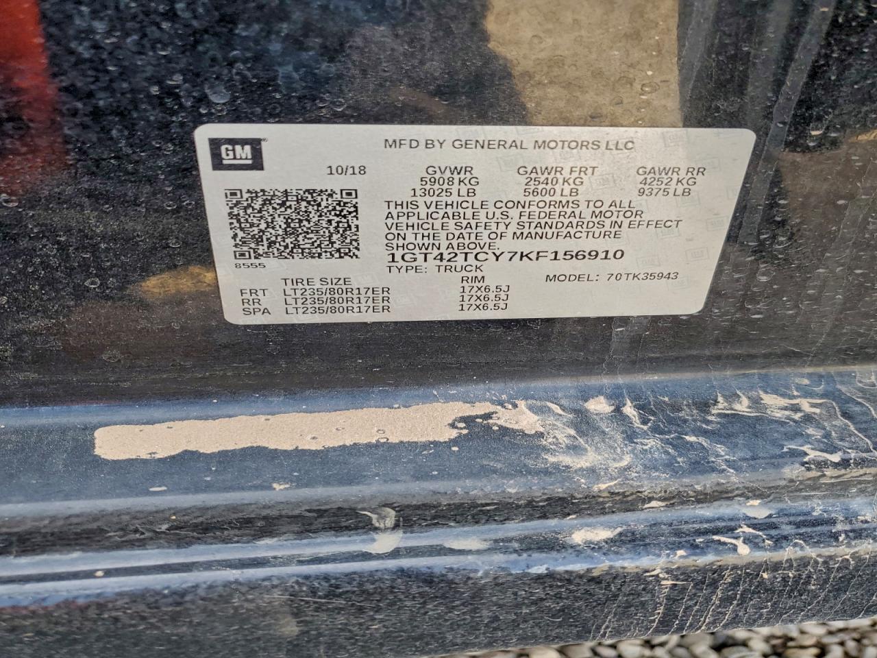 2019 GMC SIERRA K3500 photo 12