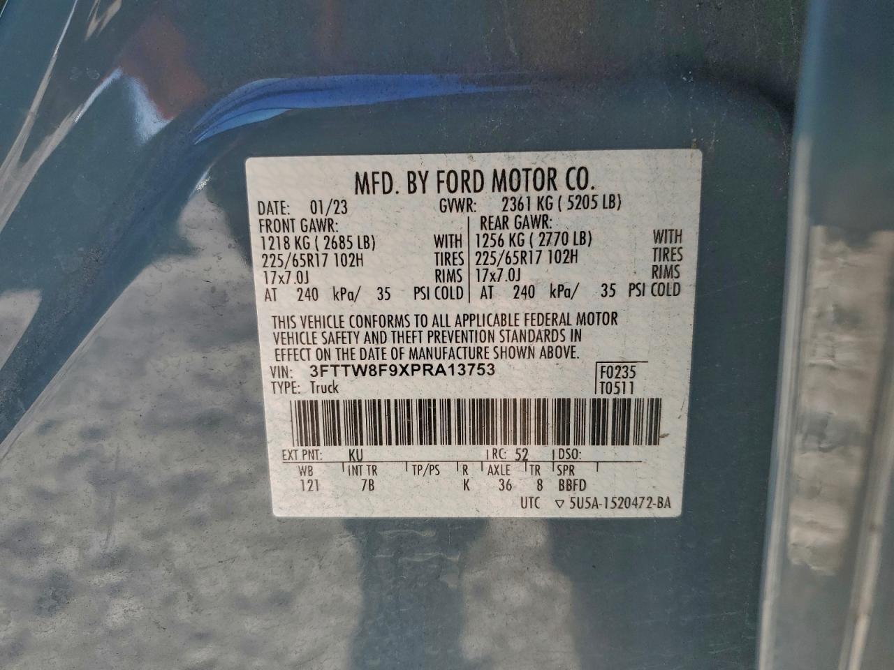 2023 FORD MAVERICK XL photo 12