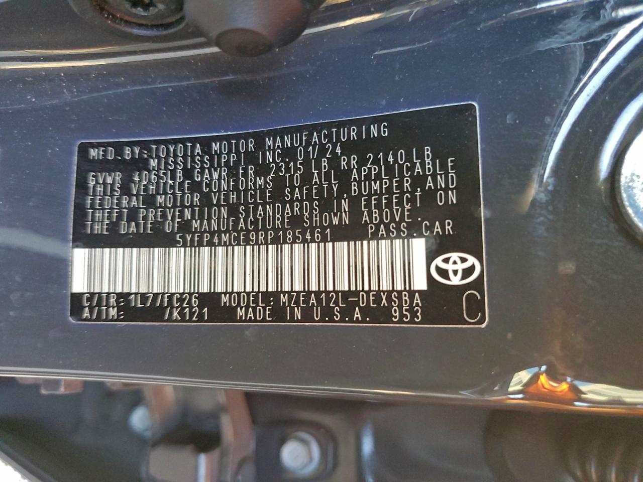 2024 TOYOTA COROLLA SE photo 13