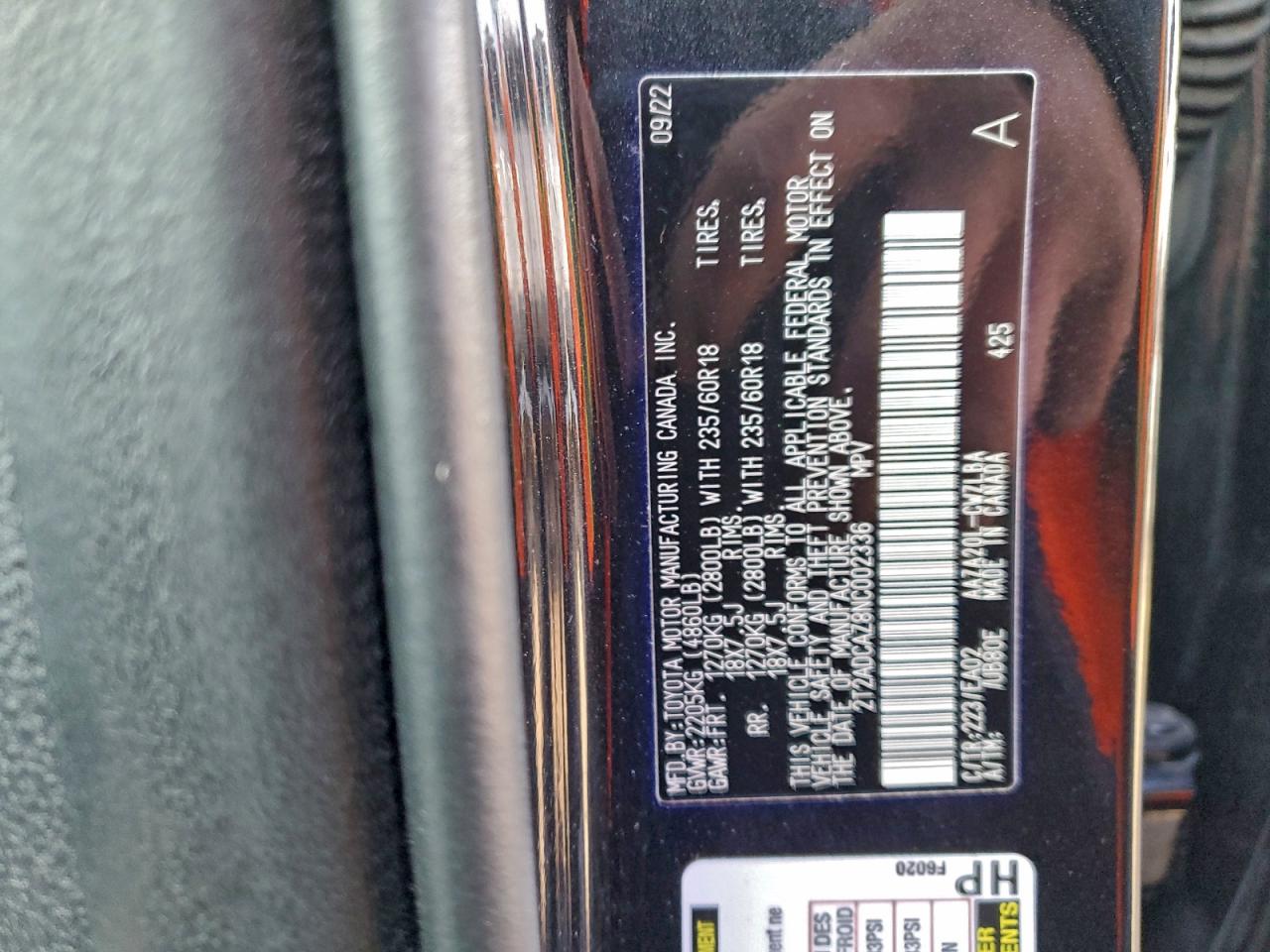 2022 LEXUS NX 250 photo 12