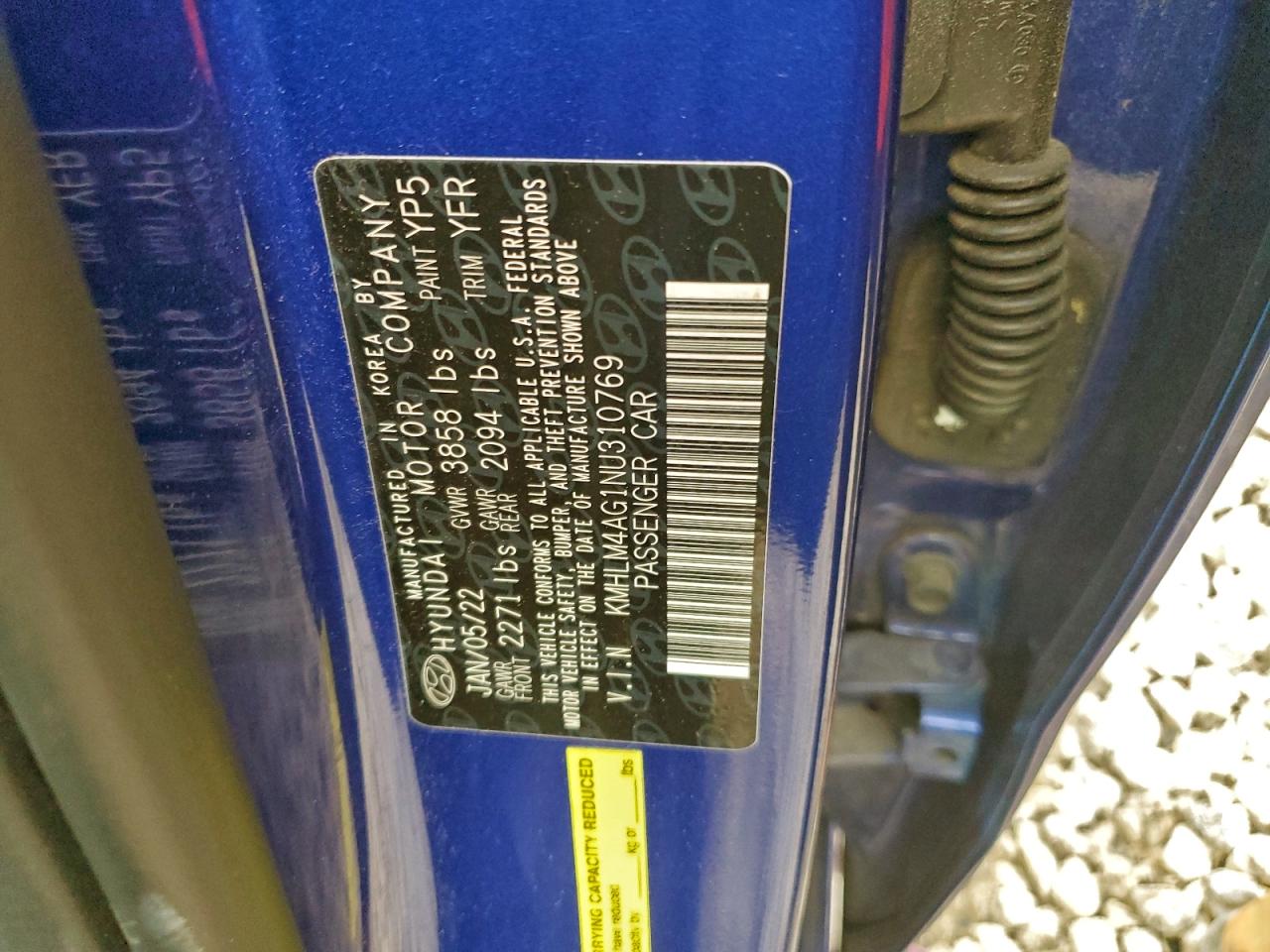 2022 HYUNDAI ELANTRA SEL photo 12